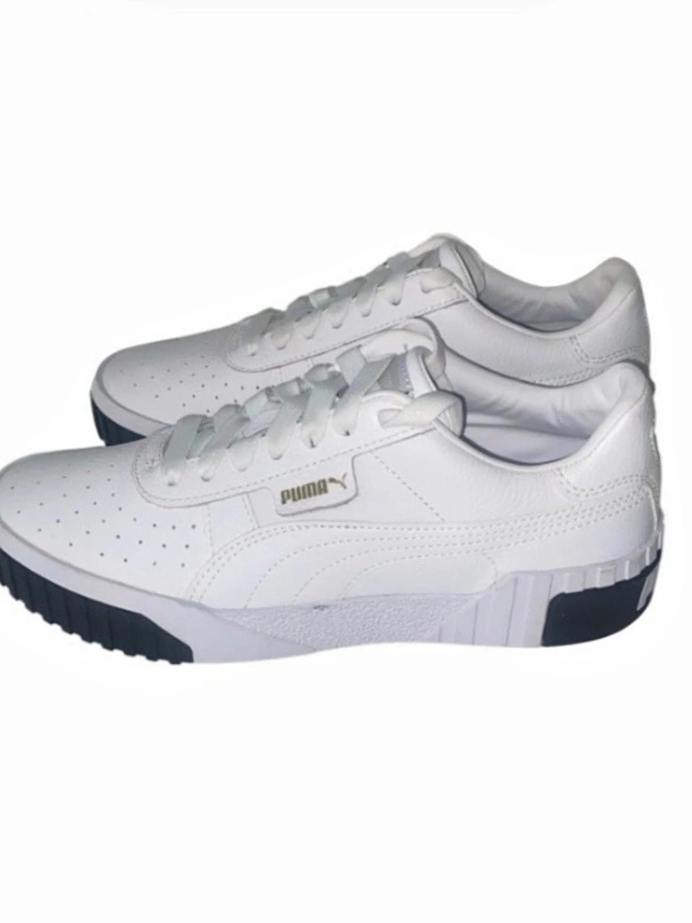 Puma Cali Women's  Leather White & Black US 9 Like New without Tag